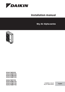 RZAG-MV1, RZAG-MY1_4PEN485927-1C_2019_04_Installation manual_English download
